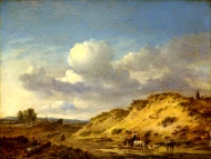 Jan Wijnants - Peasants driving Cattle and Sheep